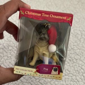 NIB Christmas tree ornament pet collection‎ - The Pug